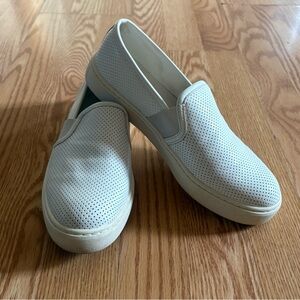Women’s White Slip-On Sneakers